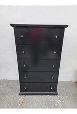 Ashley Furniture Black 5-Drawer Chest