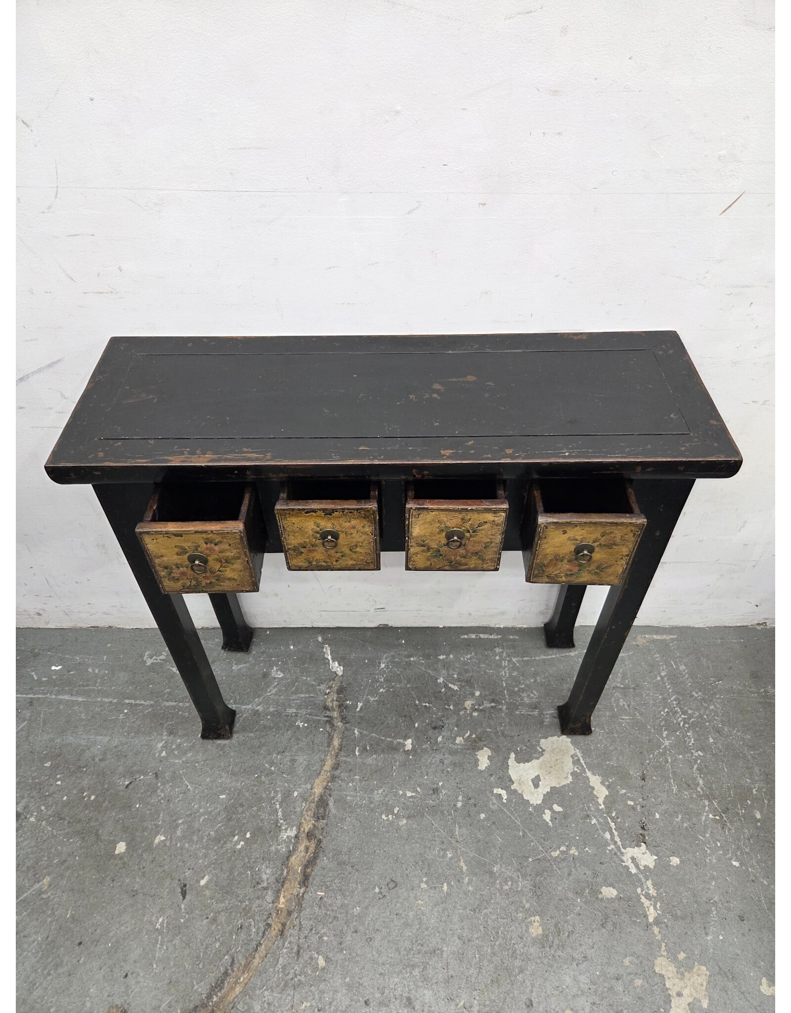 Tibetan 4-Drawer Console Table