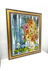 Vibrant Bouquet, framed painting