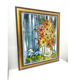 Vibrant Bouquet, framed painting