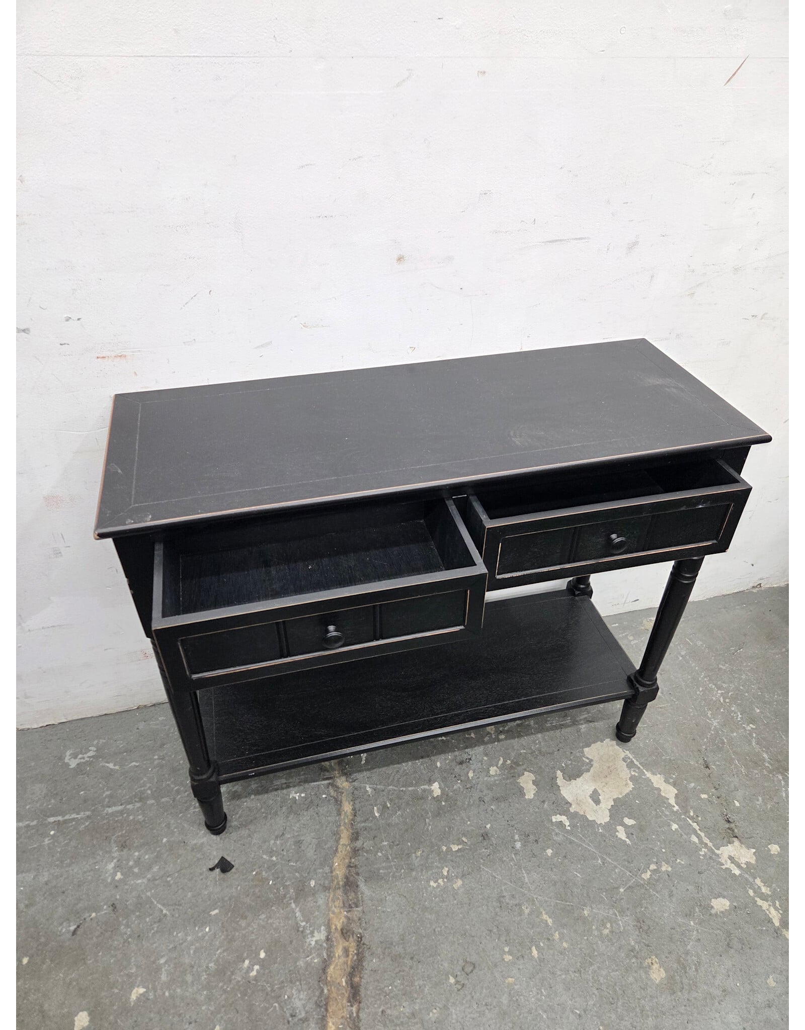 Black Samantha Console Table
