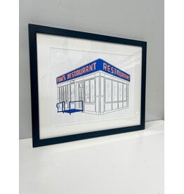 Tom's Restaurant, framed print