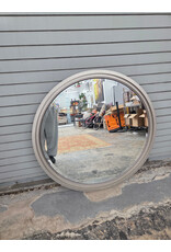 Silver Framed Circular Hanging Mirror