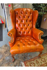 Vintage-Style Wingback Armchair