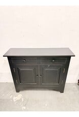 Modern Black Wooden Accent/Entryway Cabinet