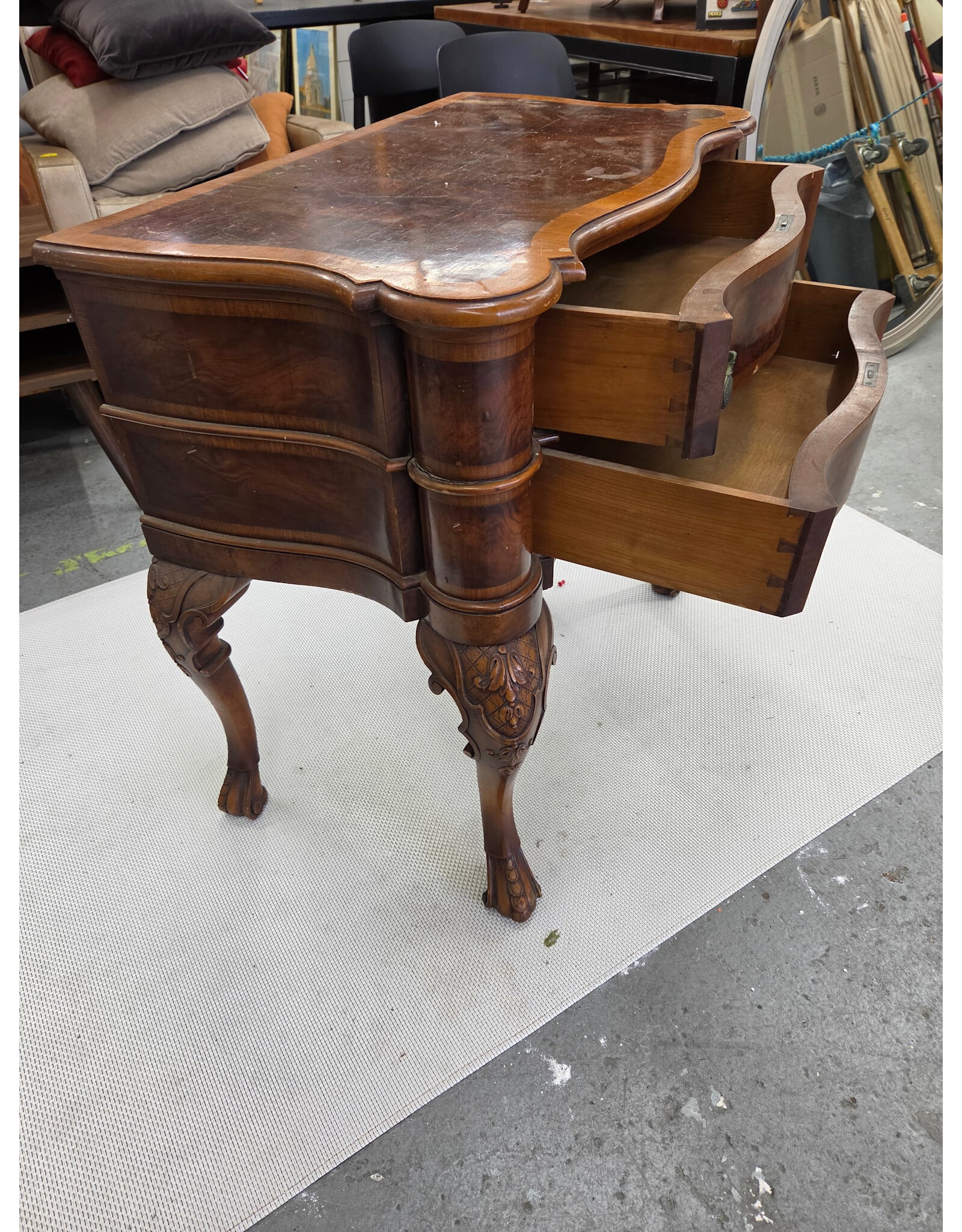 Antique Serpentine-Front Commode
