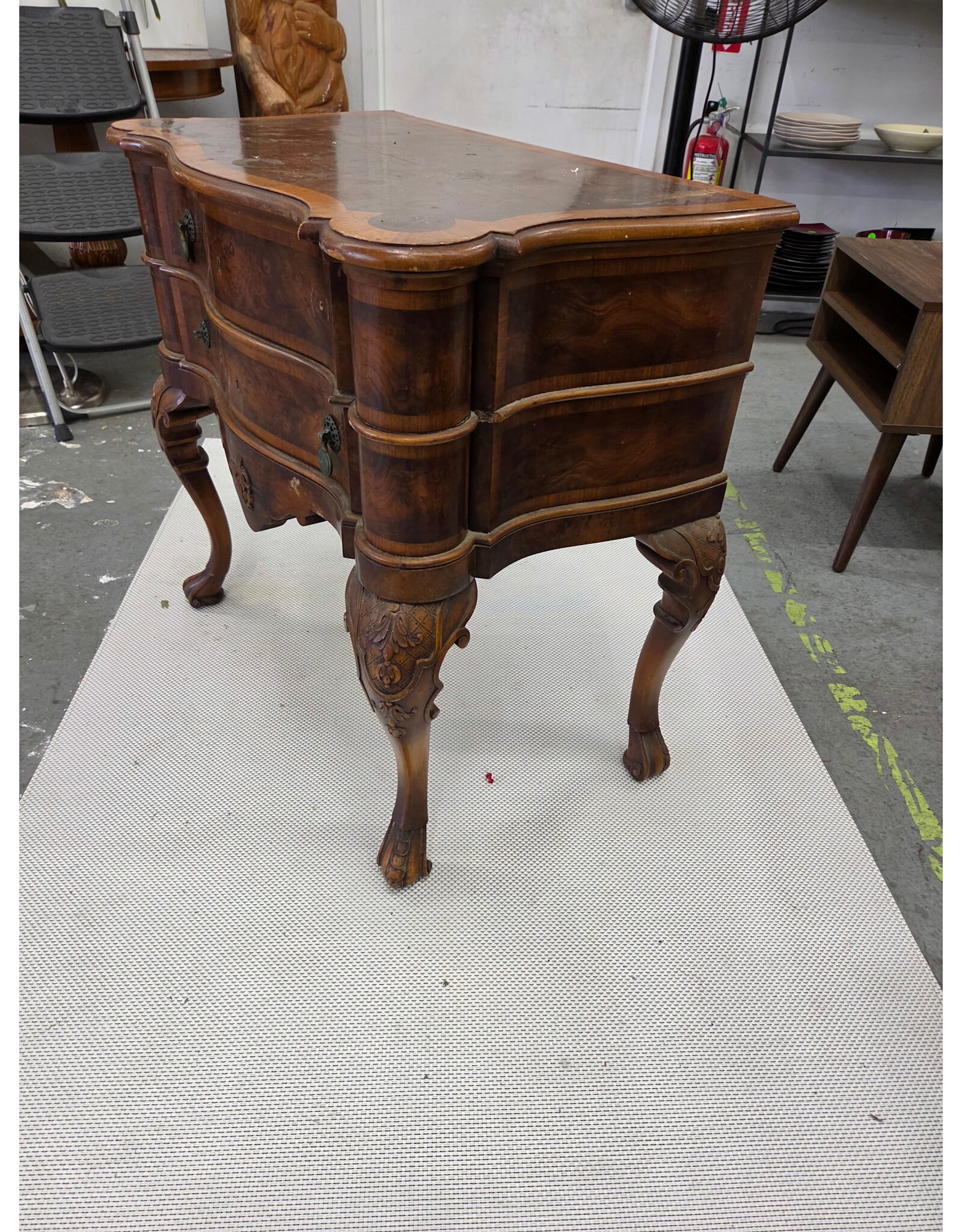 Antique Serpentine-Front Commode
