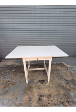 White Ikea Drop Leaf Table