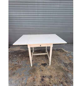 White Ikea Drop Leaf Table