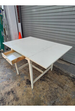 White Ikea Drop Leaf Table