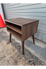 Mid-Century Modern Open Shelf Nightstand by Boyd Sleep Ragusa
