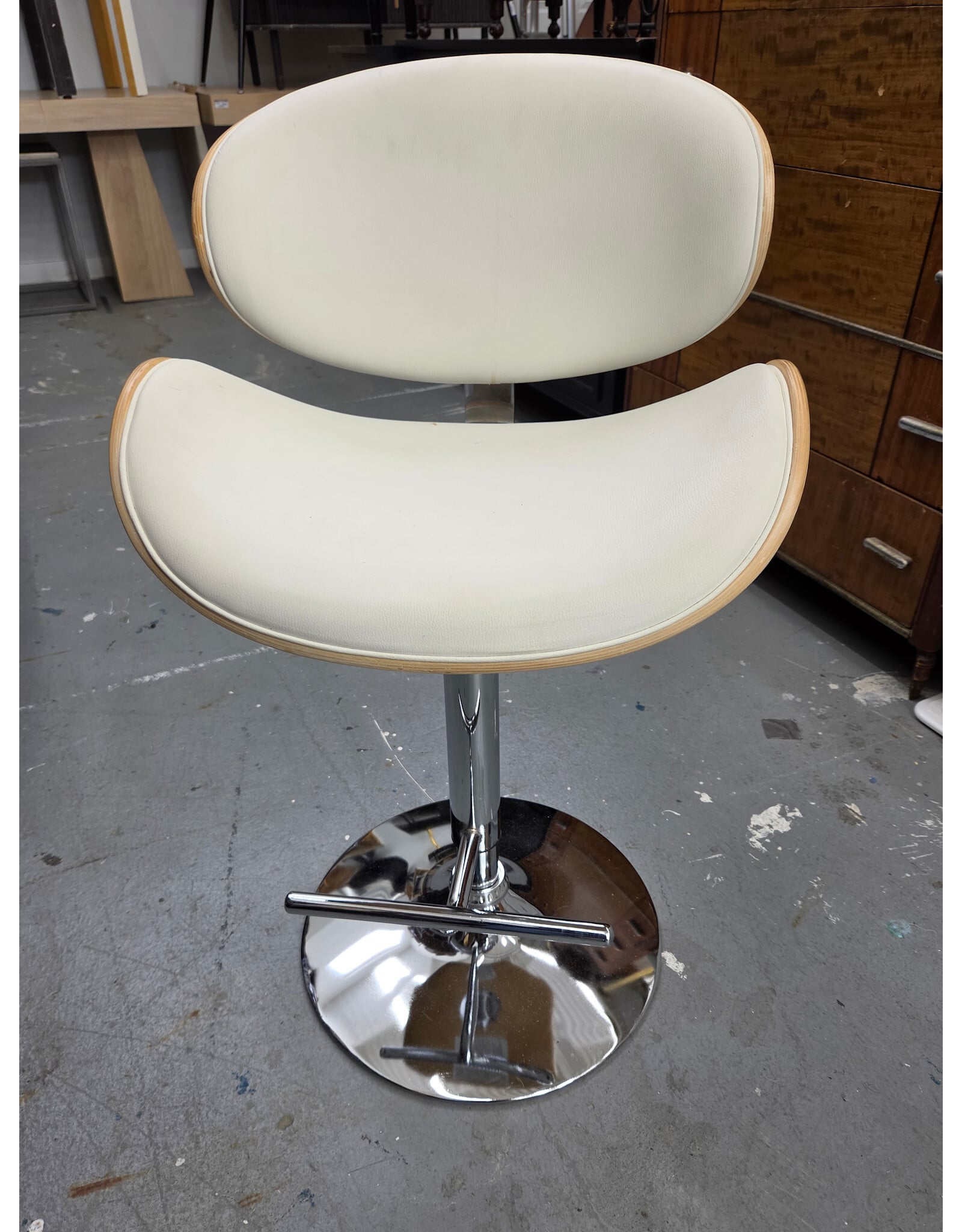 Armen Living Naples Swivel Barstool