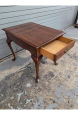 Traditional Queen Anne-Style Wooden End Table