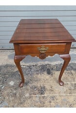 Traditional Queen Anne-Style Wooden End Table