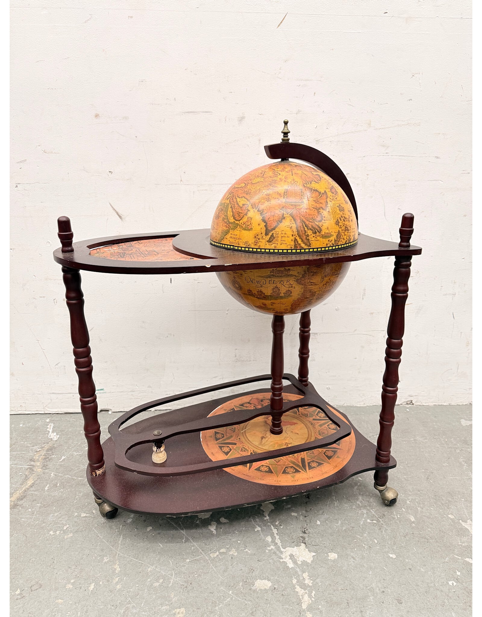 Italian-Style Globe Bar Cart