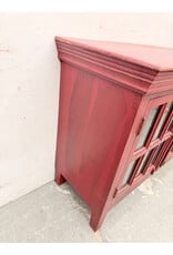 Red Rustic Storage Cabinet by Crate&Barrel