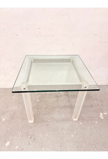 Vintage-Style Square Coffee Table