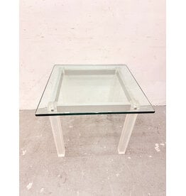 Vintage-Style Square Coffee Table