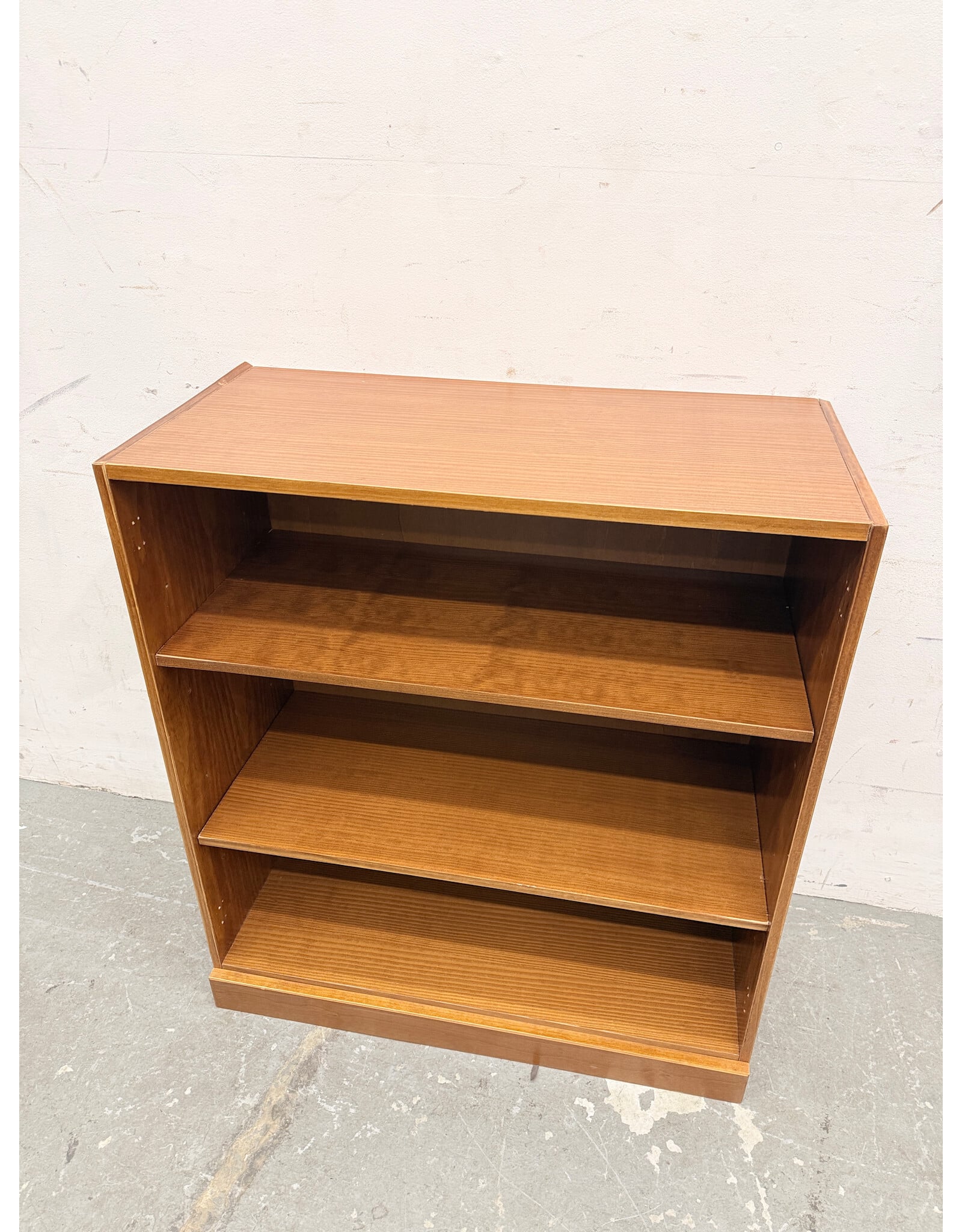 Wooden 3-Shelf Bookcase