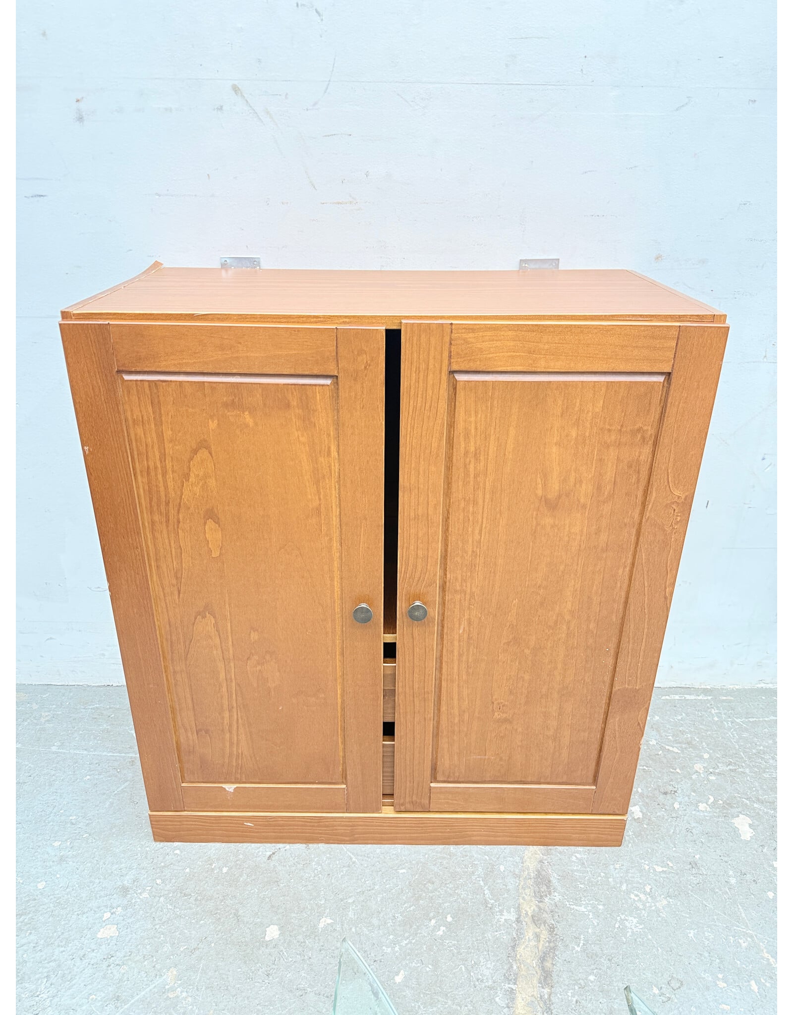 Wooden 2-Door Storage Cabinet