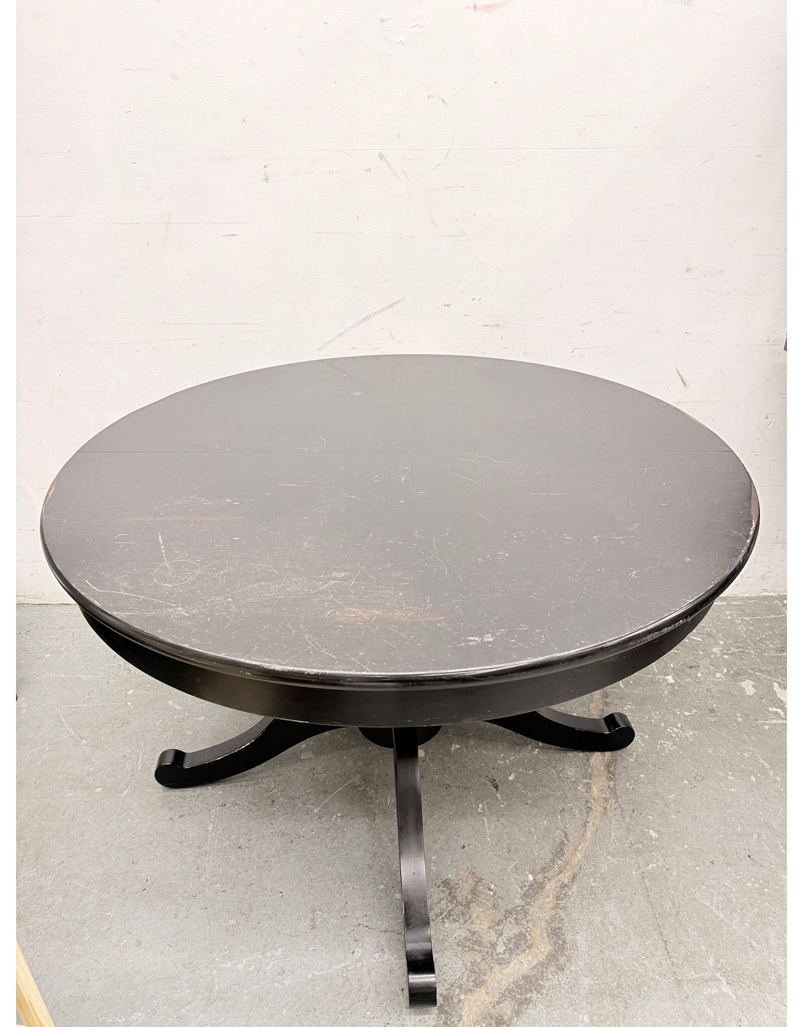 Modern Round Black Dining Table