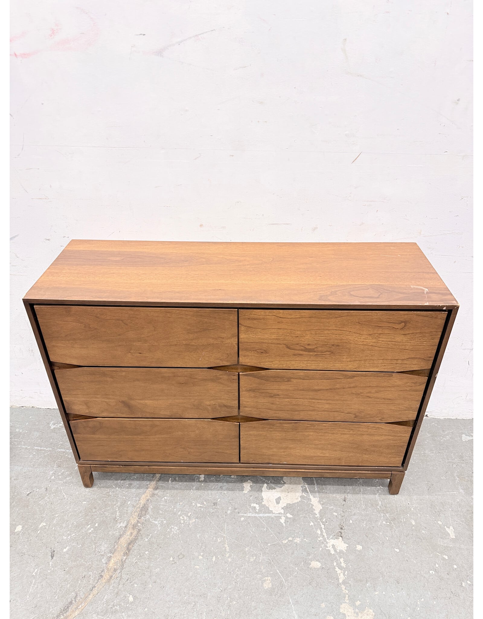 Carrington Mid-Century Style Wood 6-Drawer Dresser