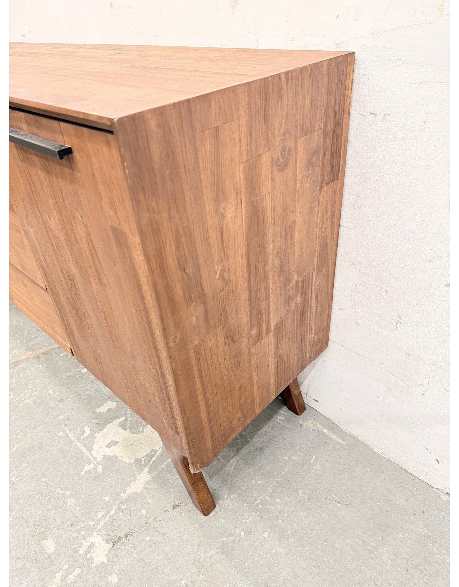 Sierra Mid-Century Modern Style 3-Drawer Wood Sideboard