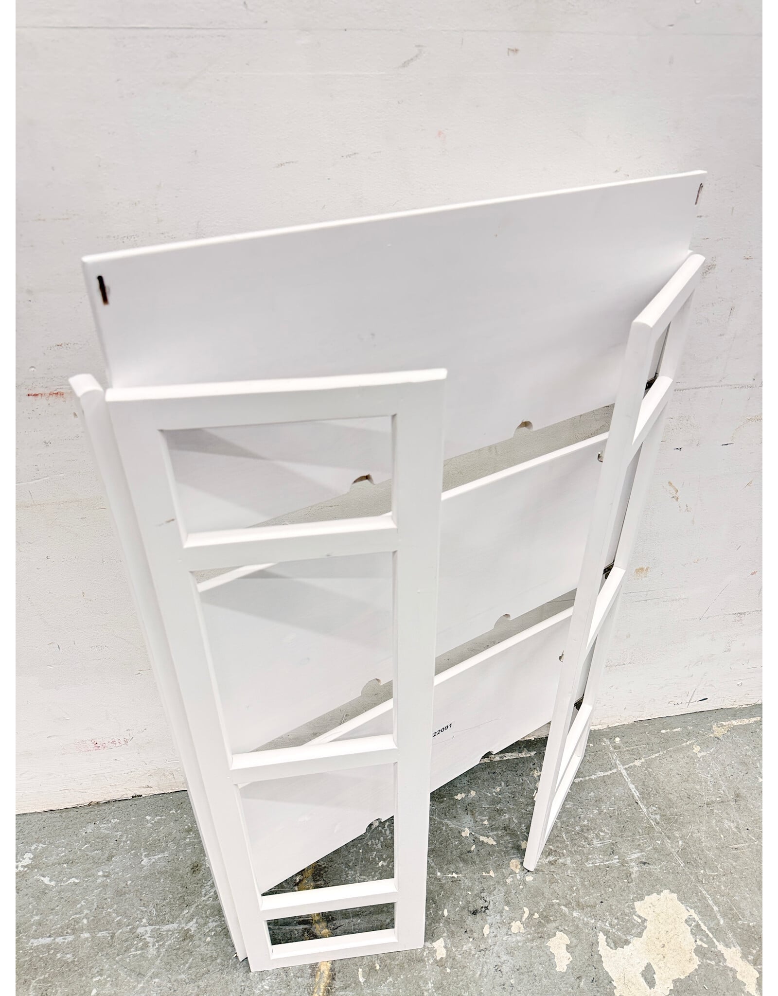 Wooden 3-Shelf Folding Bookcase
