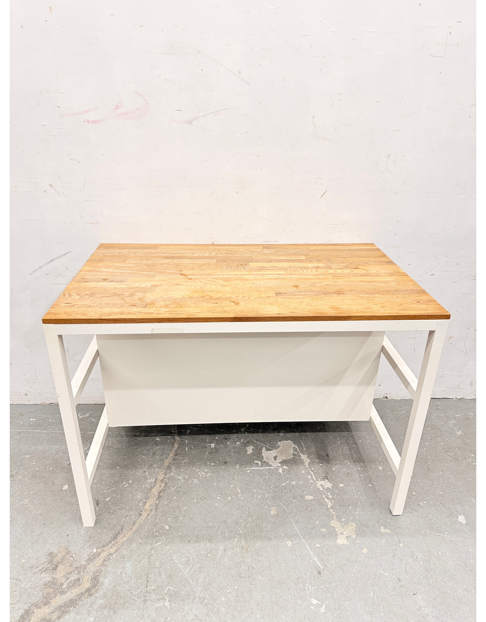 Modern Frame Kitchen Console, Wood on Top by Williams Sonoma