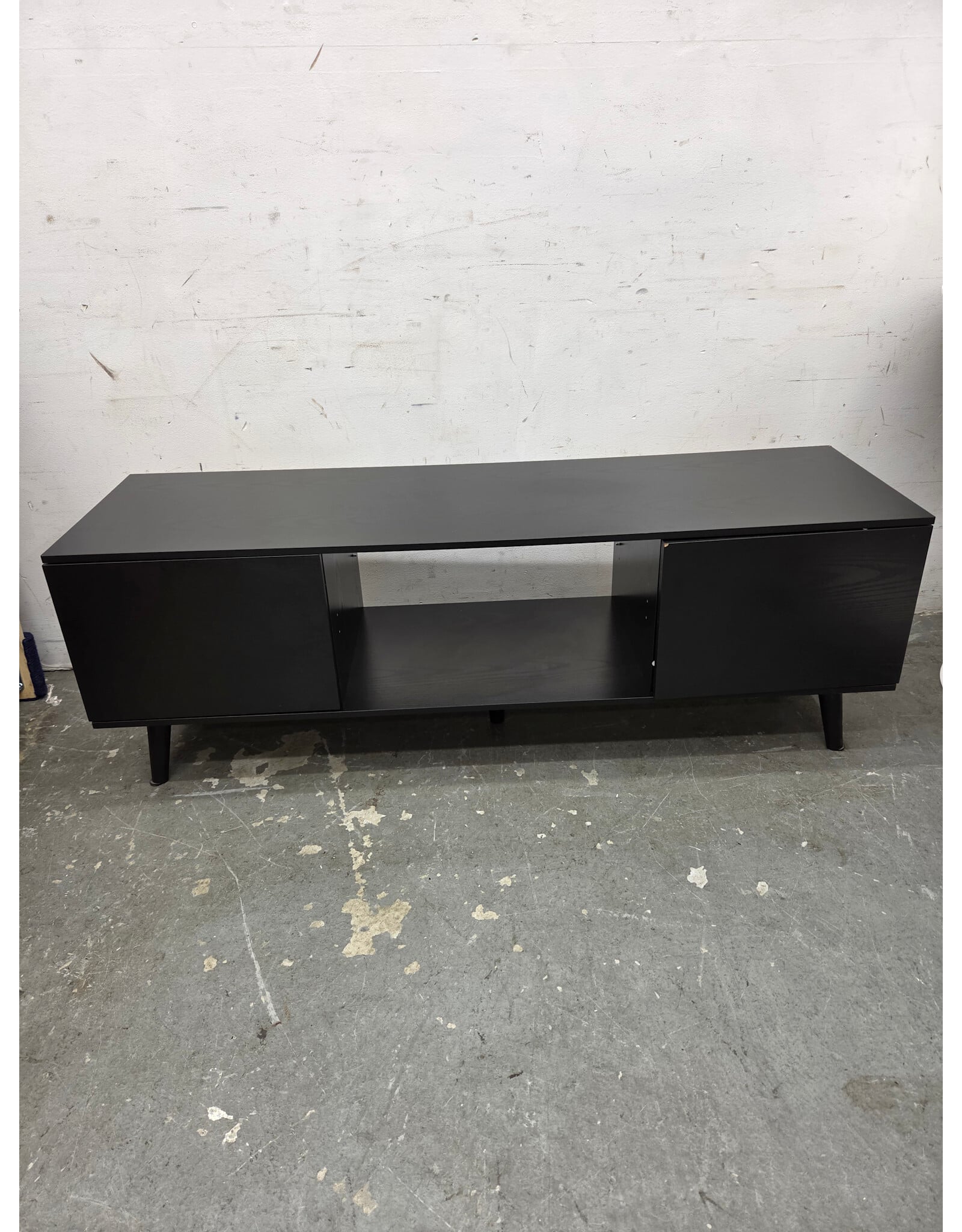 TV Bench with 2 Storage Cabinets