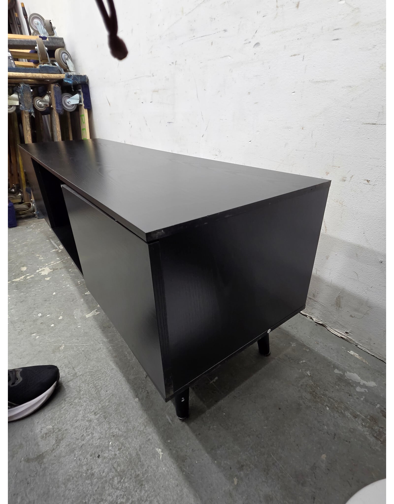 TV Bench with 2 Storage Cabinets