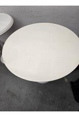 White Round Dining Table