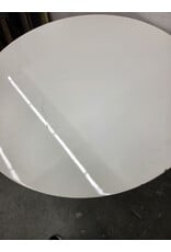 White Round Dining Table