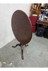 19th-Century Georgian-Style Mahogany Tripod Table