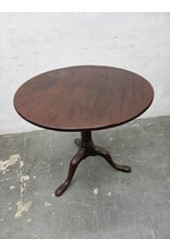 19th-Century Georgian-Style Mahogany Tripod Table