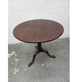 19th-Century Georgian-Style Mahogany Tripod Table