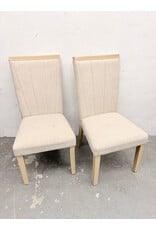 Modern Beige Upholstered Dining Chair