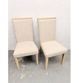 Modern Beige Upholstered Dining Chair