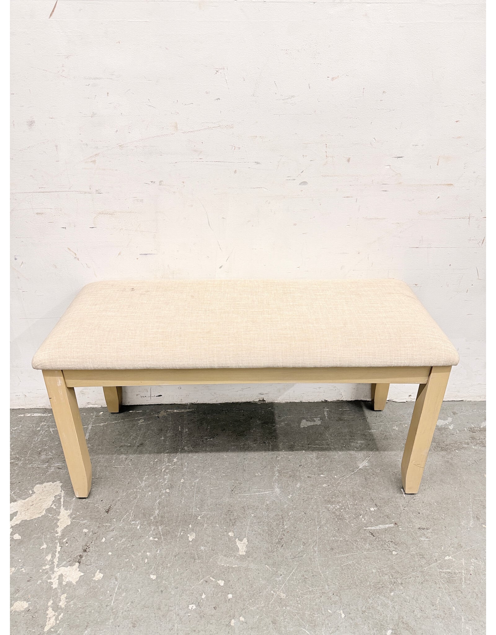 Contemporary Padded Seat Bench