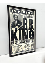 Framed B.B. King Tour Poster Print