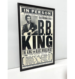 Framed B.B. King Tour Poster Print
