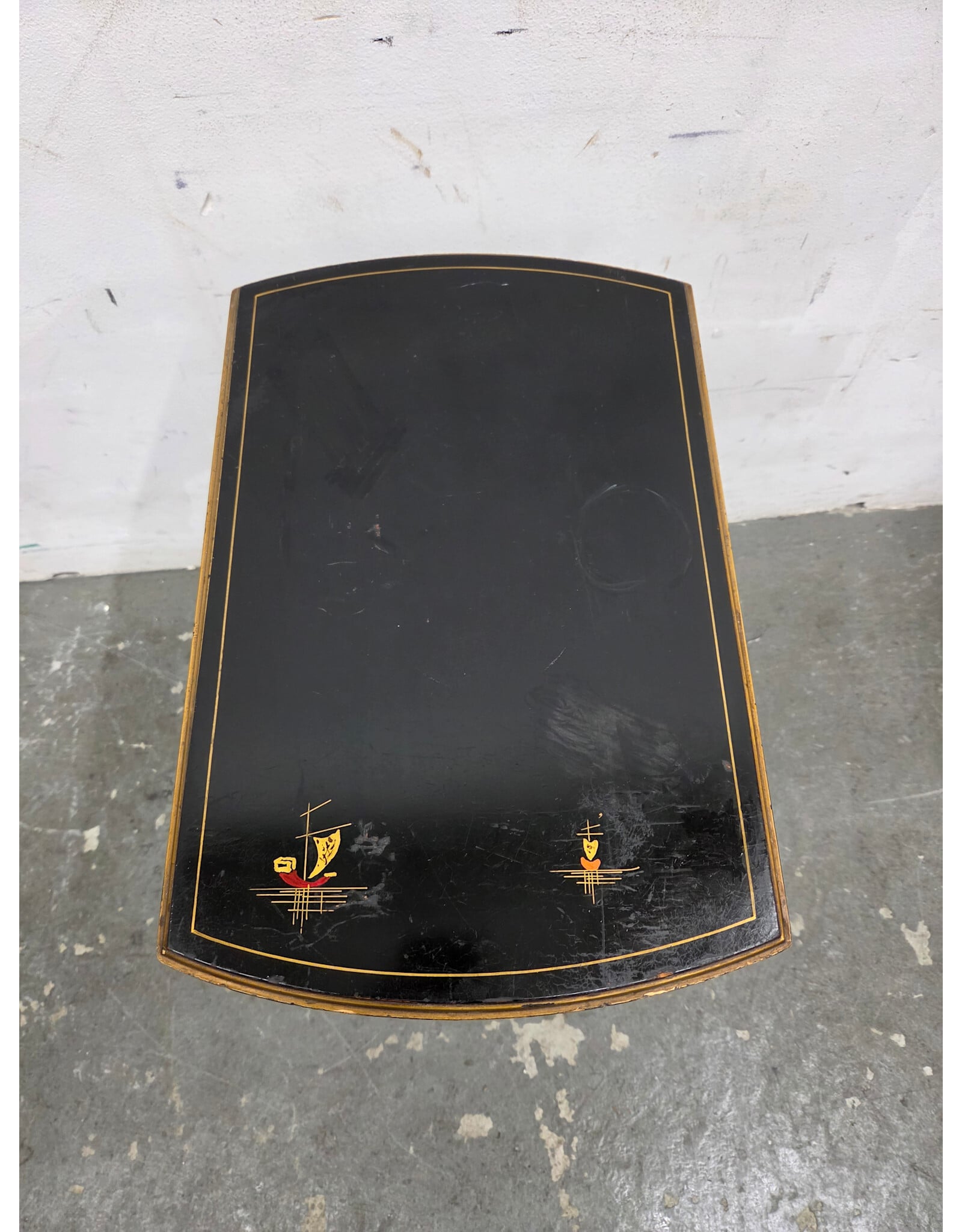Duncan Lacquer Art Side Table