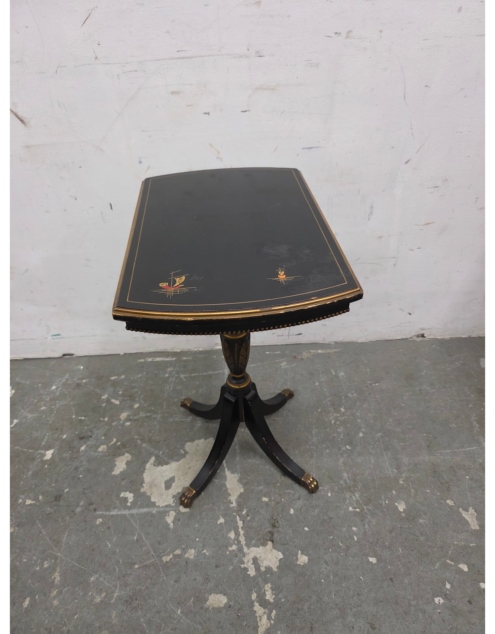 Duncan Lacquer Art Side Table