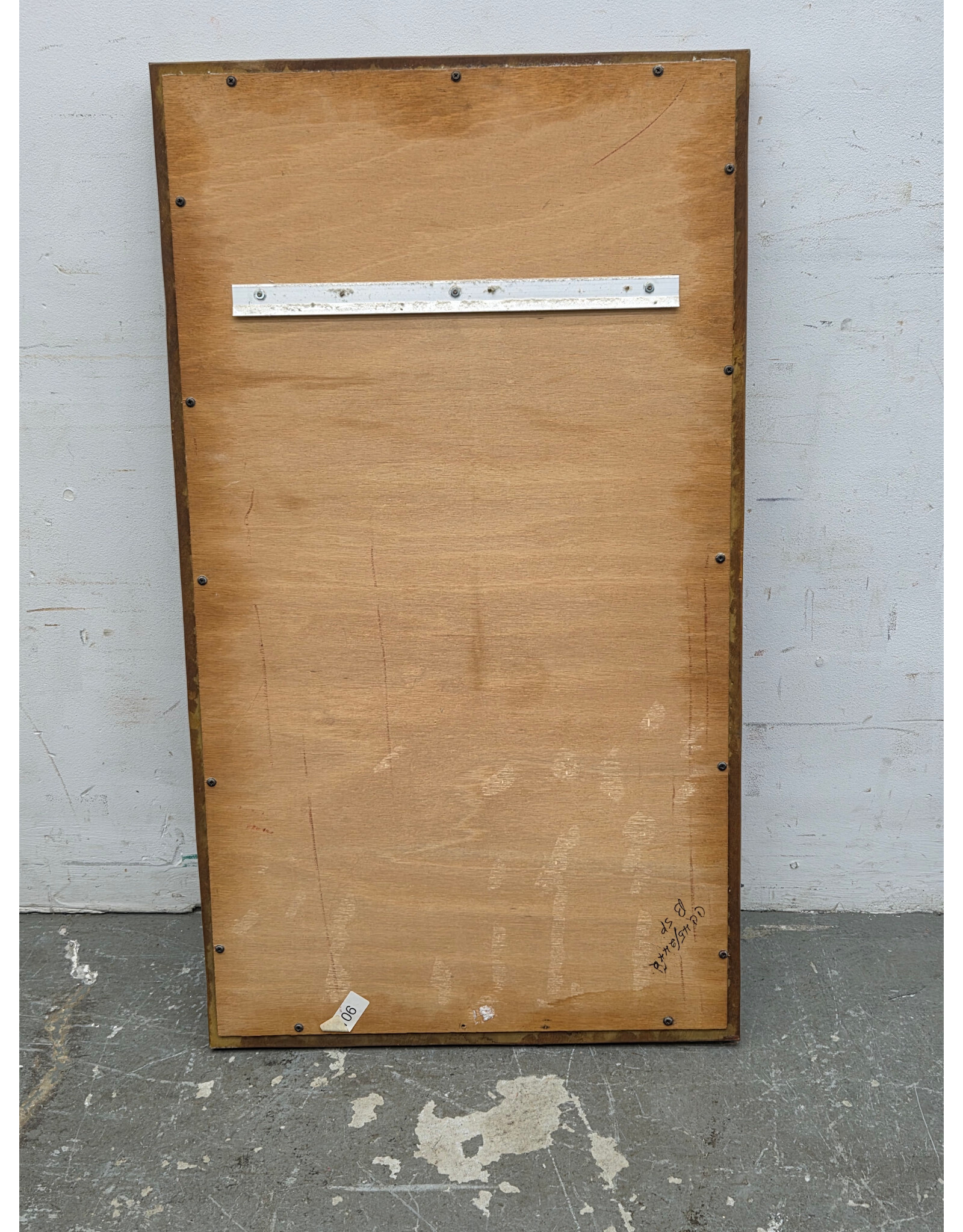 Rectangular Wall Mirror with Textured, Rope-Twist Frame