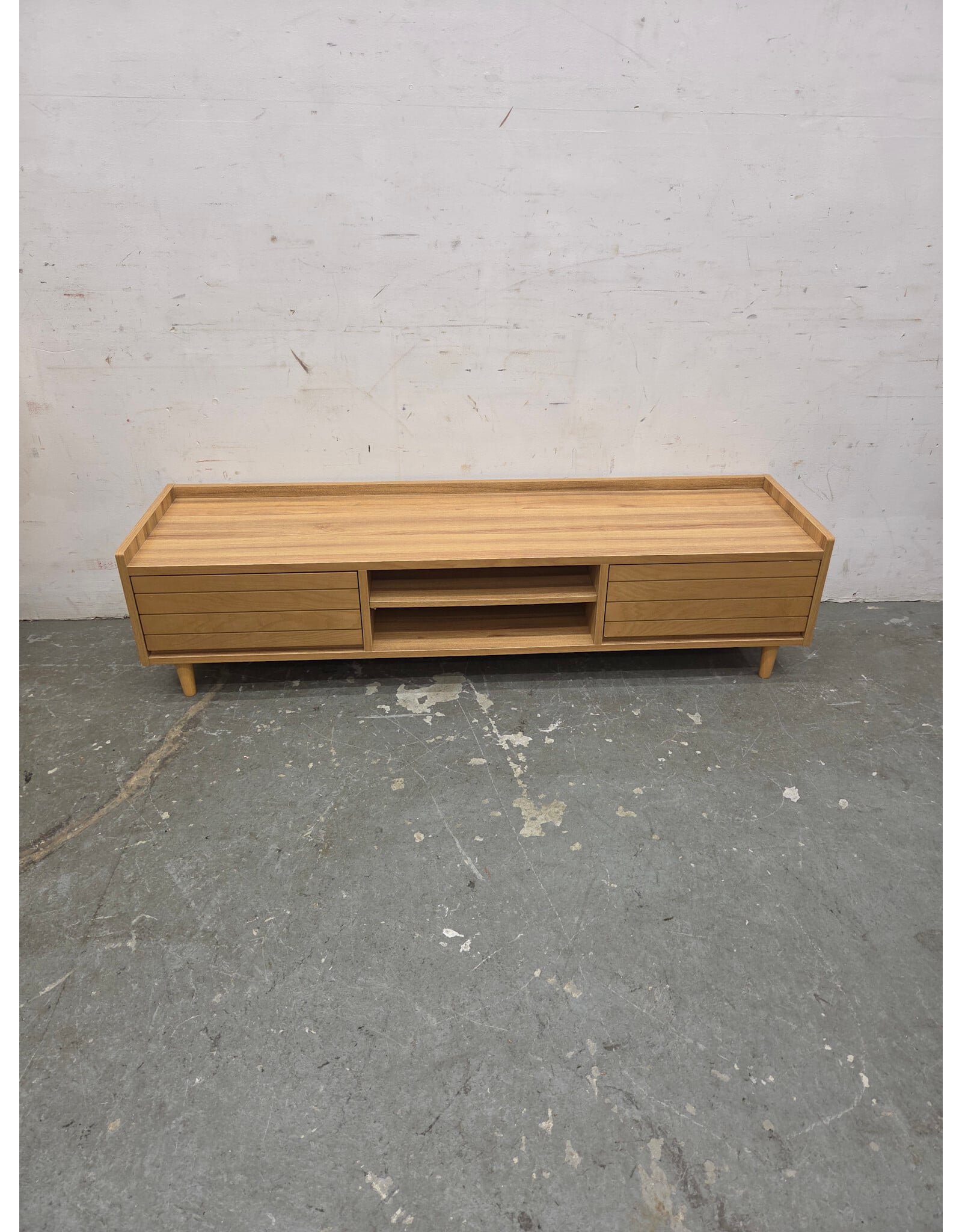 Ash Wood TV Stand