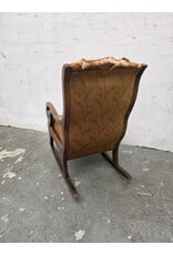 19th-Century Victorian-Style Scroll-Frame Rocking Chair