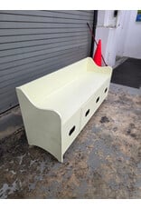 Boston Loft Furnishings Fletta Casual Antique White Storage Bench