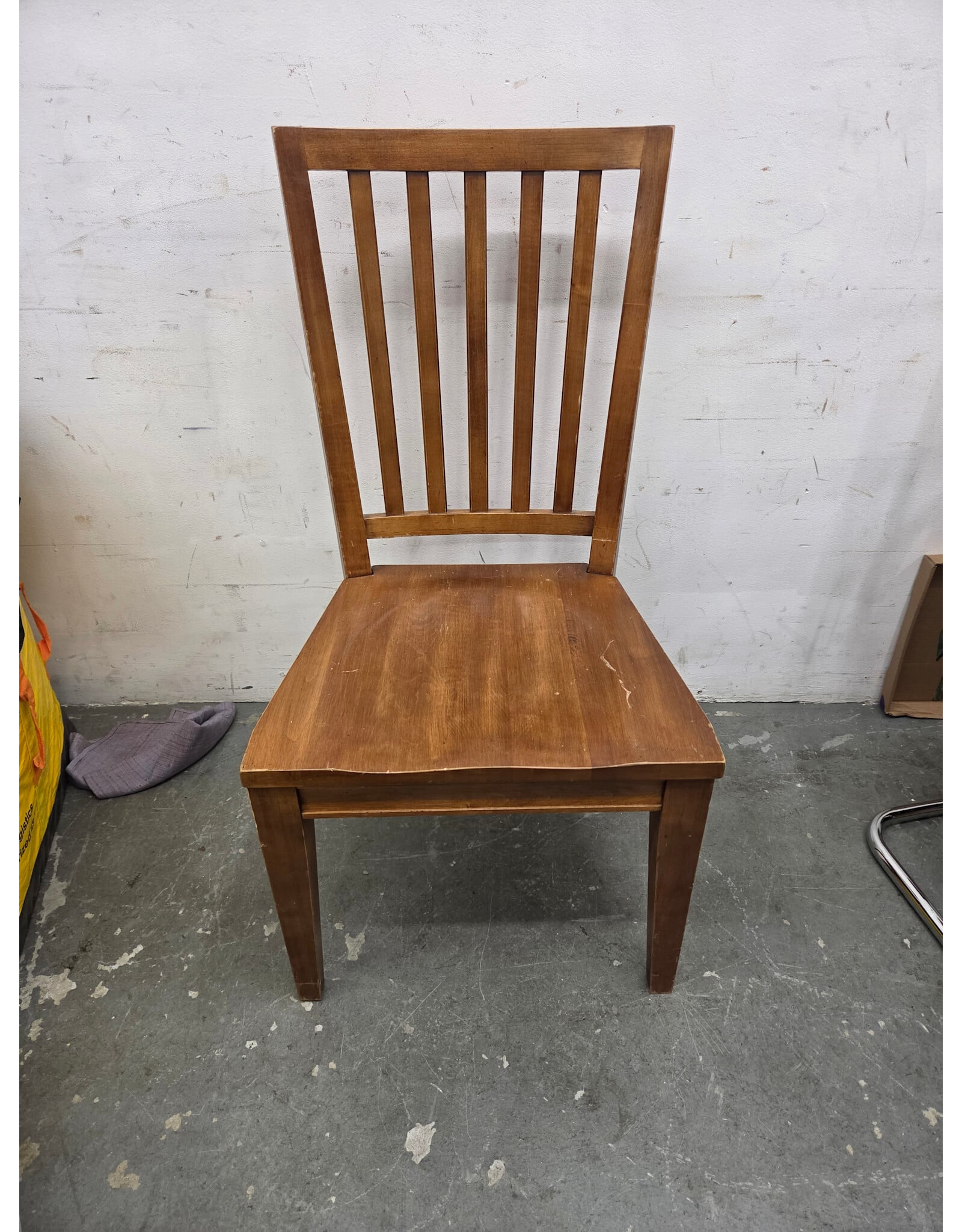 Amish Patrick Vertical Slat High Back Dining Chair