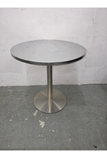 CB2 Watermark Stainless Steel Bistro Table