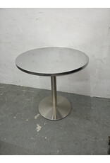 CB2 Watermark Stainless Steel Bistro Table